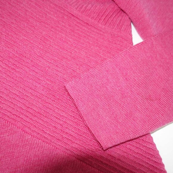 Royal Merino Women's V-Neck Sweater Small Pink Wool Pullover New Zealand S - Picture 3 of 6
